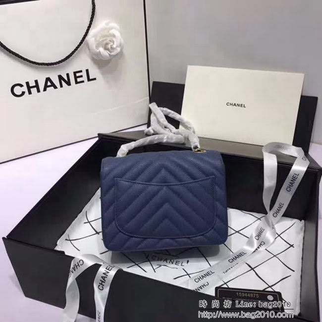 香奈兒CHANEL 升級版V線1115進口球紋皮肩背斜跨鏈條包 DSC1349